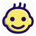 Baby Smile Face Icon