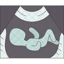 Baby Ultrasound Fetus Icon