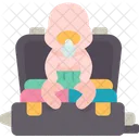 Baby Travel Vacation Icon