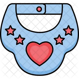 Baby apron  Icon