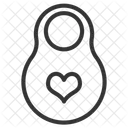 Baby apron  Icon