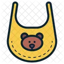 Baby Apron Baby Bib Chest Covering Icon