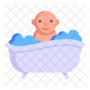 아기 목욕  아이콘