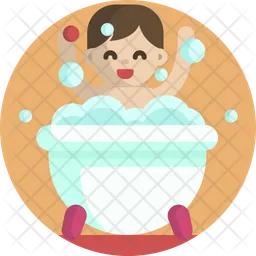 Baby Bathing  Icon