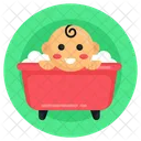 Baby Tub Baby Bath Tub Child Bathing Icon