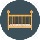 Baby Bed Furinture Icon