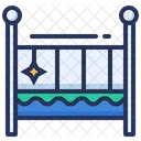 Bed Sleep Crib Icon