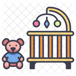 Baby Bed Crib  Icon