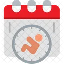 Baby birth time  Icon