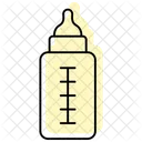 Baby Bottle Color Shadow Thinline Icon Icon