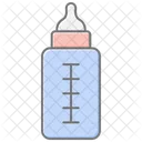 Baby Bottle Lineal Color Icon Icon