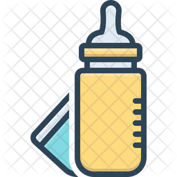 Download Free Baby Bottle Icon Of Colored Outline Style Available In Svg Png Eps Ai Icon Fonts