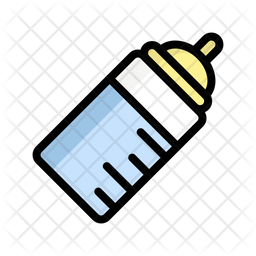 Free Baby Bottle Icon Of Colored Outline Style Available In Svg Png Eps Ai Icon Fonts