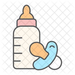 Download Free Baby Bottle Icon Of Colored Outline Style Available In Svg Png Eps Ai Icon Fonts