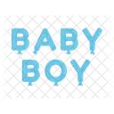 Baby boy balloons  Icon