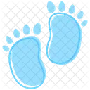 Baby boy footsteps  Icon