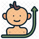 Baby Boy Baby Growth Icon
