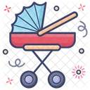 Pram Pushchair Baby Stroller Icon