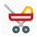 Baby Carriage Baby Crib Baby Cart Icon