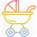 Stroller Baby Buggy Kid And Baby Icon