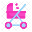 Baby Cart Baby Carriage Stroller Icon