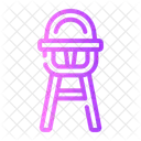 Baby Chair Kid And Baby High Chair Icon