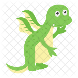 Download Free Baby Compsognathus Dino Icon Of Flat Style Available In Svg Png Eps Ai Icon Fonts