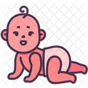 Baby Crawling Icon