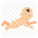 Baby Crawling  Icon