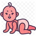 Baby crawling  Icon