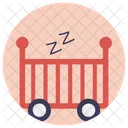 Baby Crib Sleeping Icon