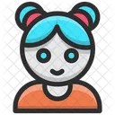 Baby Doll Face Icon
