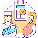 Baby Due Date Icon