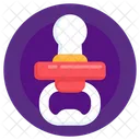 Baby Dummy Nipple Pacifier Icon