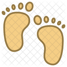 Download Free Baby Feet Icon Of Colored Outline Style Available In Svg Png Eps Ai Icon Fonts