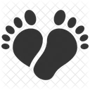 Steps Footprint Walk Icon