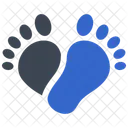 Steps Footprint Walk Icon
