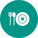 Baby Food Plate Icon