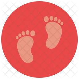 Baby footprint  Icon