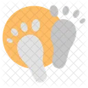 Baby Footprint Footprint Newborn Icon