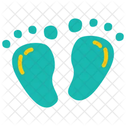 Baby Footprint  Icon