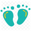 Baby Footprint Footprint Baby Icône