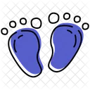 Baby Footprint Icône