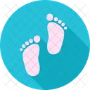 Baby Footprints Baby Children Icône