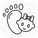 Baby Footprints  Icon