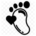 Baby footprints  Icon