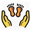 Baby footprints  Icon