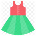 아기 드레스 면 드레스 드레스 아이콘