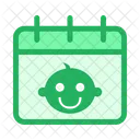 Baby-Geburtstagskalender  Symbol
