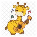 Baby-Giraffe-Gitarre  Symbol